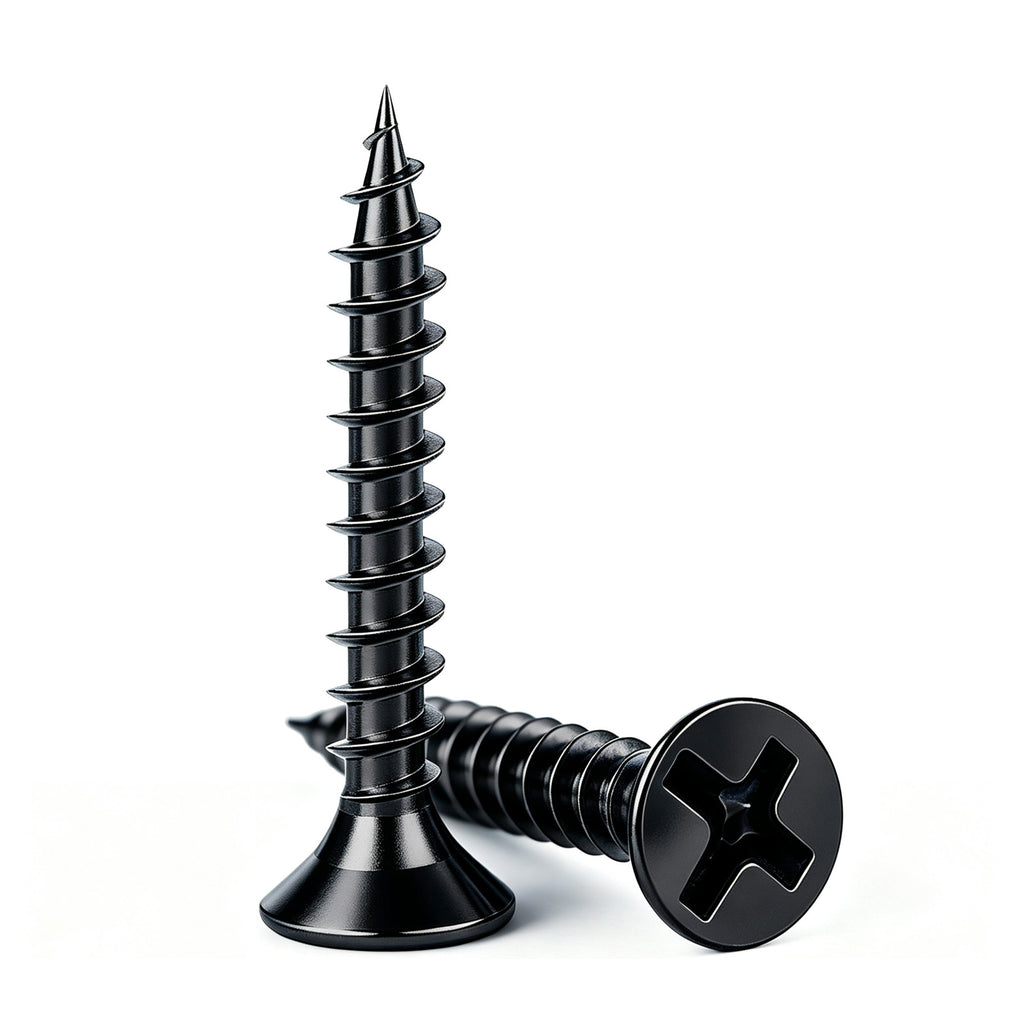 Wensilon Flat Head Wood Screw, Quick Metal self Tapping Flat Head