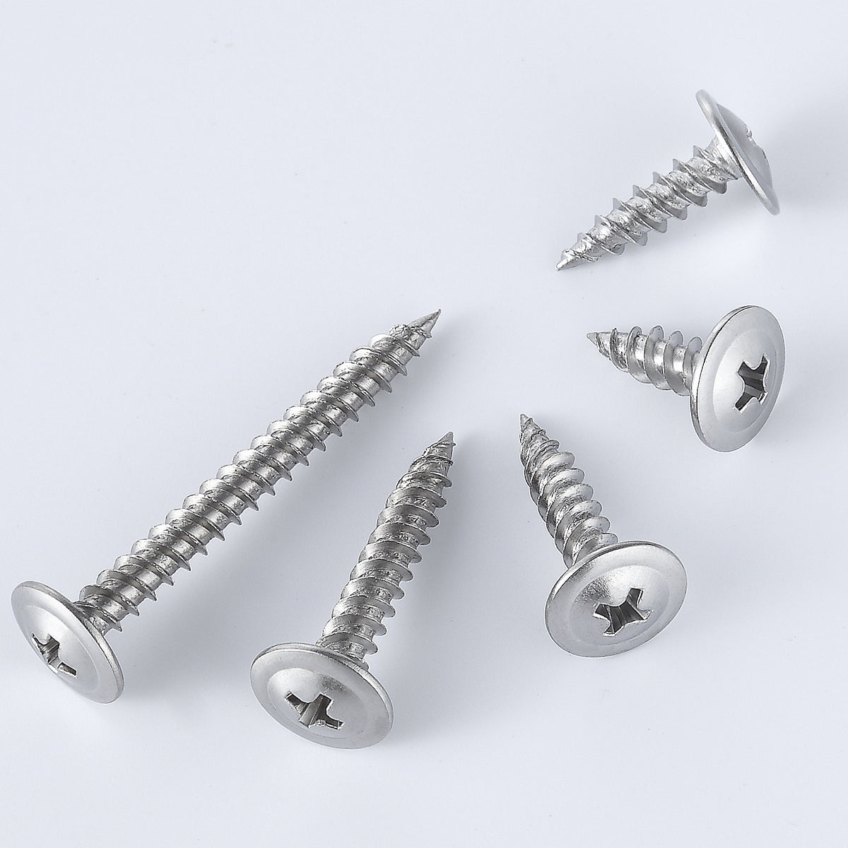 Phillips Truss Head Wood Screws Stainless Steel 410 Quick Metal Self Tapping
