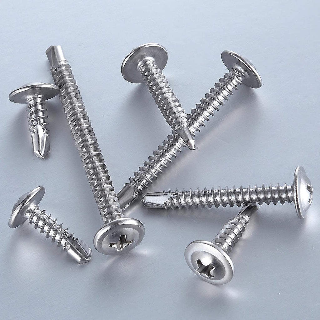 Wensilon Sheet Metal Self-Tapping Screws 410 Stainless Steel Truss Head High-Strength Quick Tapping