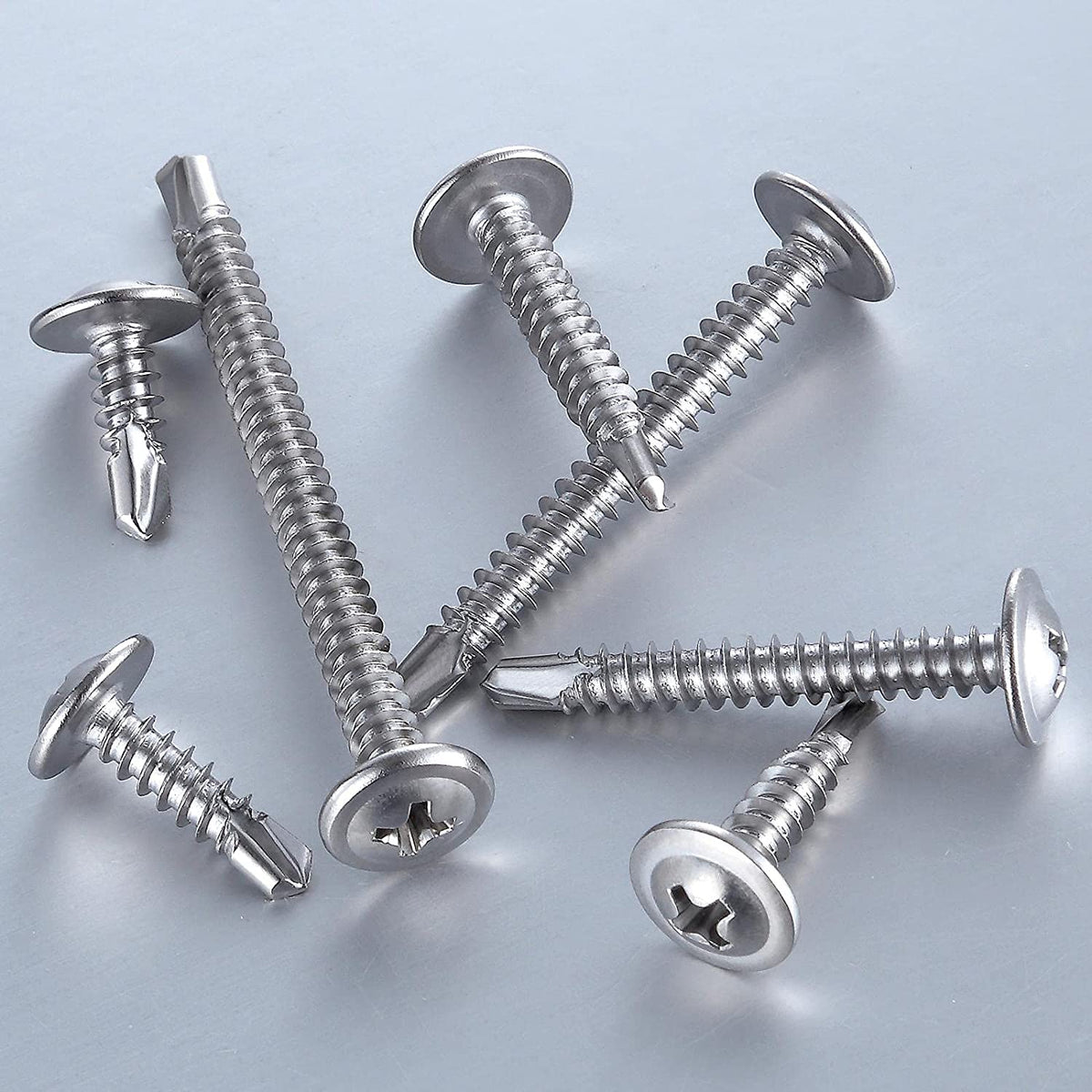Wensilon Sheet Metal Self-Tapping Screws 410 Stainless Steel Truss Head High-Strength Quick Tapping
