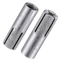 Wensilon Premium Stainless Steel Drop in Anchors Assortment, Knurled Drop-in-Anchor for Solid Concrete, Internal Forced Expansion Screw Bolts